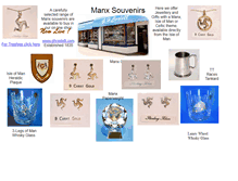 Tablet Screenshot of manxsouvenirs.com